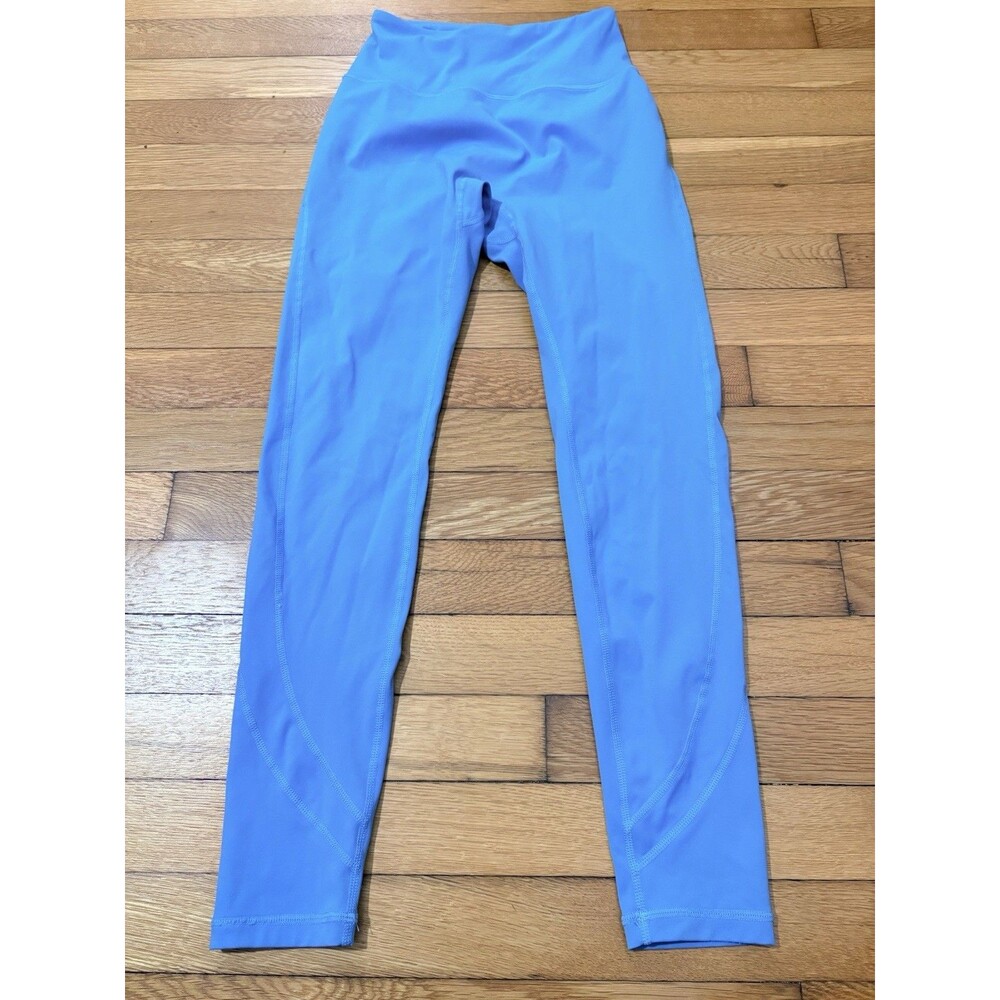 Alphalete Size XS Leggings Script Light Blue